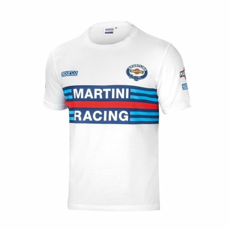 T shirt à manches courtes Sparco S01274MRBI1S Blanc de Sparco, T-shirts et tops - Réf : S3721246, Prix : 45,71 €, Remise : %