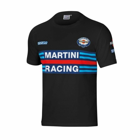 T-shirt à manches courtes homme Sparco Martini Racing Noir de Sparco, T-shirts et tops - Réf : S3721260, Prix : 44,39 €, Remi...