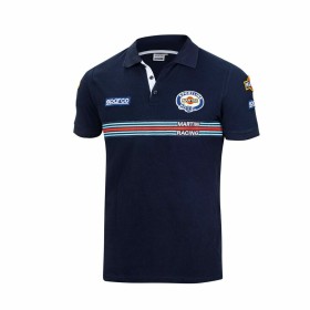 Herren Kurzarm-Poloshirt Sparco Martini Racing Weiß (Größe M) | Tienda24 - Global Online Shop Tienda24.eu