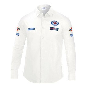 Men’s Long Sleeve Shirt Sparco Martini Racing Size L White by Sparco, Casual Shirts - Ref: S3721314, Price: 96,13 €, Discount: %