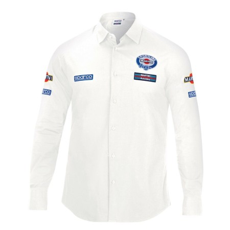 Camisa de Manga Larga Hombre Sparco Martini Racing Talla L Blanco de Sparco, Camisas casual - Ref: S3721314, Precio: 96,13 €,...