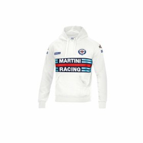 Felpa con Cappuccio Uomo Sparco Martini Racing Bianco di Sparco, Felpe e maglioni - Rif: S3721338, Prezzo: 91,80 €, Sconto: %