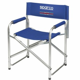 Chaise Pliante Sparco Martini Racing Bleu de Sparco, Chaises - Réf : S3721387, Prix : 62,81 €, Remise : %