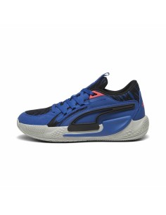 Sapatilhas de Basquetebol para Adultos Puma Playmaker Pro Mid Azul | Tienda24 Tienda24.eu