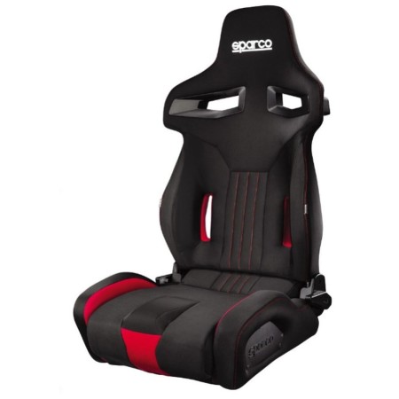 Racing seat Sparco 009011NRRS Car Black Red by Sparco, Seats, benches and accessories - Ref: S3721551, Price: 356,93 €, Disco...