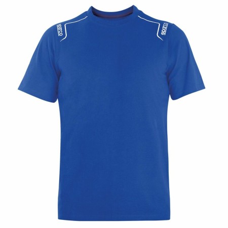 Camiseta de Manga Corta Sparco TECH STRETCH Azul de Sparco, Camisetas y Tops - Ref: S3721659, Precio: 14,86 €, Descuento: %