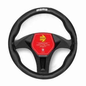 Coprivolante Momo MOMLSWC011BW Nero Ø 36,5 - 39 cm di Momo, Volanti e alberi volano - Rif: S3721771, Prezzo: 17,00 €, Sconto: %