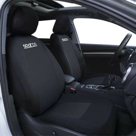 Seat cover Sparco SPCS402BK Black by Sparco, Seat Cover Sets - Ref: S3722110, Price: 38,33 €, Discount: %