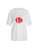 Camiseta de Manga Corta Infantil Jack & Jones Jxkora Loose Blanco | Tienda24 Tienda24.eu