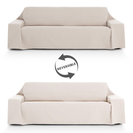 Cubre sofá Eysa SILVER Marrón claro 400 x 270 cm Reversible de Eysa, Sofás - Ref: D1607564, Precio: 79,61 €, Descuento: %