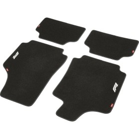 Auto-Fußmatten-Set FORMULA 1 CM580 Schwarz/Weiß 4 uds von FORMULA 1, Antirutschmatten - Ref: S3723046, Preis: 37,97 €, Rabatt: %