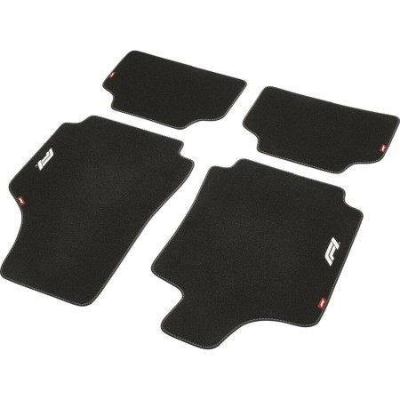 Car Floor Mat Set FORMULA 1 CM580 Black/White 4 uds | Tienda24 - Global Online Shop Tienda24.eu