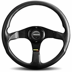 Racing Steering Wheel Momo DARK FIGHTER Leather Ø 35 cm by Momo, Steering wheels and shafts - Ref: S3723190, Price: 365,42 €,...