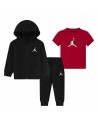 Completo Sportivo per Neonati Jordan Essentials Fleeze Box Rosso Nero da Jordan, Abbigliamento sportivo - Ref: S64122504, Pre...