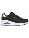 Sapatilhas de Desporto Mulher Skechers Uno - Golden Air Preto | Tienda24 Tienda24.eu