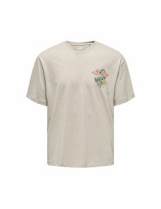 Maglia a Maniche Corte Uomo Only & Sons Onsdisney Life Rlx Beige da Only & Sons, Camicie e T-shirt sportive - Ref: S64122969,...