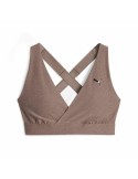 Soutien-gorge de Sport Puma Yoga Mid Impact Rose foncé | Tienda24 Tienda24.eu