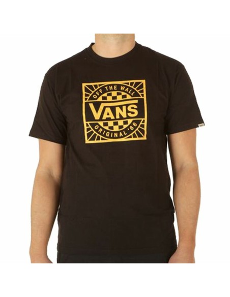 T-shirt à manches courtes homme Vans Original B-B Noir | Tienda24 Tienda24.eu