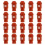 Set Vis OMP Orange 40 mm 20 pcs M12 x 1,50 de OMP, Vis, écrous et clous de roue - Réf : S3796214, Prix : 75,01 €, Remise : %