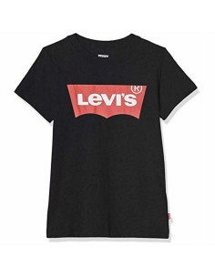 Kurzarm-T-Shirt für Kinder Levi's Batwing Boy Dark Schwarz | Tienda24 Tienda24.eu