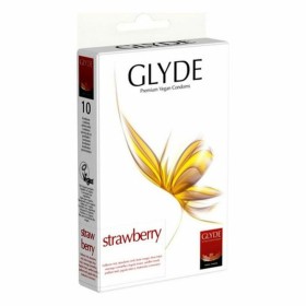 Préservatifs Glyde Fraise 18 cm (10 uds) de Glyde, Préservatifs masculins - Réf : S4000941, Prix : 8,21 €, Remise : %