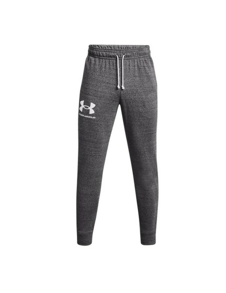 Pantalon de sport long Under Armour Rival Terry Gris | Tienda24 Tienda24.eu