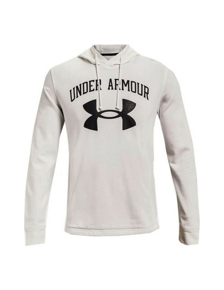 Polar com Capuz Homem Under Armour Rival Fleece Big Logo Branco | Tienda24 Tienda24.eu