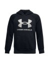 Polar com Capuz Criança Under Armour Fleece Rival Big Logo Preto | Tienda24 Tienda24.eu