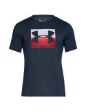 Maglia a Maniche Corte Uomo Under Armour Boxed Blu scuro da Under Armour, Uomo - Ref: S6430822, Precio: 23,35 €, Descuento: %