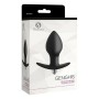 Plug Anal S Pleasures Genghis Preto de S Pleasures, Plugs - Ref: S4001852, Preço: 9,50 €, Desconto: %