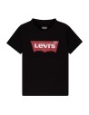 Kurzarm-T-Shirt für Kinder Levi's Batwing Boy Dark Schwarz | Tienda24 Tienda24.eu