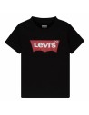 Kurzarm-T-Shirt für Kinder Levi's Batwing Boy Dark Schwarz | Tienda24 Tienda24.eu