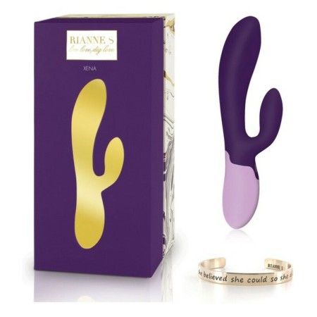 Dual Stimulation Vibe Rianne S Essentials Xena Rabbit Purple Lilac by Rianne S, Double vibrators - Ref: S4002857, Price: 50,1...