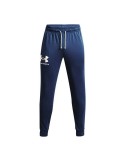 Long Sports Trousers Under Armour Jogger Rival Terry Dark blue Men | Tienda24 Tienda24.eu