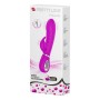 Dual Stimulationsvibrator Pretty Love Prescott Lila (12 cm) von Pretty Love, Vibratoren mit Klitorisstimulation - Ref: S40029...