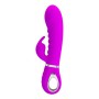 Dual Stimulationsvibrator Pretty Love Prescott Lila (12 cm) von Pretty Love, Vibratoren mit Klitorisstimulation - Ref: S40029...