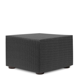 Pouffe cover Eysa JAZ Dark grey 100 x 65 x 100 cm by Eysa, Sofas & Couches - Ref: D1607637, Price: 33,34 €, Discount: %