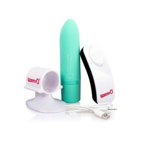 Positive Turquoise Vibrating Bullet with Remote Control The Screaming O by The Screaming O, Bullet and egg vibrators - Ref: S...