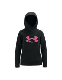 Sudadera con Capucha Niña Under Armour Fleece Logo Negro | Tienda24 Tienda24.eu