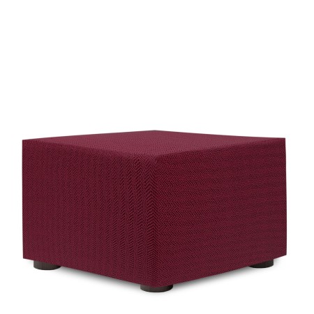 Pouffe cover Eysa JAZ Burgundy 100 x 65 x 100 cm by Eysa, Sofas & Couches - Ref: D1607642, Price: 33,34 €, Discount: %