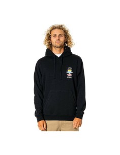 Herren Sweater mit Kapuze Champion Crewneck Weiß Zitronengrün | Tienda24 Tienda24.eu