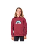 Sudadera Infantil Rip Curl Mama Pop Rojo Oscuro | Tienda24 Tienda24.eu