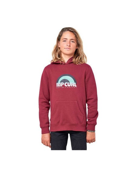 Children’s Sweatshirt Rip Curl Mama Pop Dark Red | Tienda24 Tienda24.eu