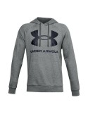 Polar com Capuz Homem Under Armour Fleece Rival Cinzento escuro | Tienda24 Tienda24.eu