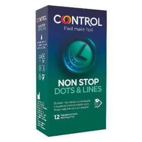 Condoms Non Stop Dots & Lines Control (12 uds) by Control, Male Condoms - Ref: S4003701, Price: 8,83 €, Discount: %