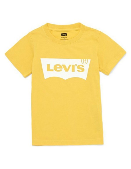 Child's Short Sleeve T-Shirt Levi's Batwing Yellow | Tienda24 Tienda24.eu