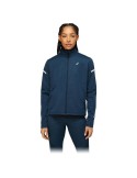 Veste de Sport pour Femme Asics Lite-Show Blue marine | Tienda24 Tienda24.eu