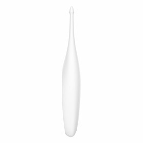 Vibrador para Clítoris Satisfyer Blanco (17 x 3 cm) de Satisfyer, Vibradores clásicos - Ref: S4004291, Precio: 30,63 €, Descu...