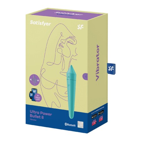 Vibromasseur à boules Ultra Power Satisfyer Turquoise de Satisfyer, Oeufs vibrants - Réf : S4004313, Prix : 26,21 €, Remise : %