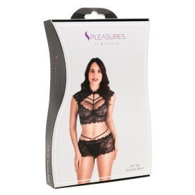 Conjunto de Lingerie S Pleasures Preto (Tamanho único) de S Pleasures, Conjuntos de lingerie - Ref: S4004723, Preço: 19,00 €,...